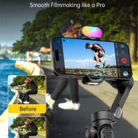 Phone Gimbal Stabilizer 3-Axis Smartphone Foldable Handheld Gimbal for iPhone with Focus Wheel TikTok YouTube Vlog Stabilizer for iPhone16 15 14 13 12 Pro Max Android-Smart XE - Image 3