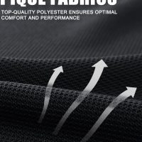 MAGCOMSEN Men's Polo Shirt Quick Dry Performance Short Sleeve Tactical Shirts Pique Jersey Golf Shirt - Image 7