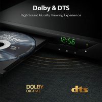 Blu Ray DVD Player, 1080P Home Theater Disc System, Play All DVDs and Region A 1 Blu-Rays, Support Max 128G USB Flash Drive + HDMI/AV/Coaxial Output + Built-in PAL/NTSC with HDMI/AV Cable - Image 5