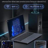 15.6" Gaming-Laptop-Computer, 12th Inter 12-Core i5-1240P (Beat i5-12450H, Up to 4.4GHz) 16GB DDR4 512GB SSD, Windows 11 Laptop, FHD IPS Display,Fingerprint,Backlit,WiFi 6,BT5.2, 65W Type-C - Image 6