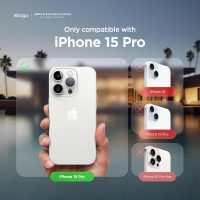 elago Compatible with iPhone 15 Pro Case, Liquid Silicone Case, Full Body Protective Cover, Shockproof, Slim Phone Case, Anti-Scratch Soft Microfiber Lining, 6.1 inch (Stone) - Image 2