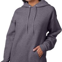 Hanes EcoSmart Hoodie, Midweight Fleece, Pullover Hooded Sweatshirt for Men - Image 5