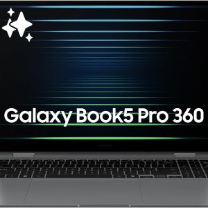 Samsung 16” Galaxy Book5 Pro 360 Copilot+ PC, AI Computer, Intel Core 7 Ultra Processor, 3K AMOLED (2880x1800) Touchscreen, S Pen,120Hz, Dolby Atmos, Student Laptop, Lightweight, All-Day Battery Life