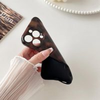 Compatible with for iPhone 13 Case, Tortoise Shell Chic Amber Brown Print Leopard, Classic Soft TPU Protective Shockproof Case for iPhone 13 6.1 ''Color2 - Image 5
