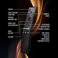 Replacement Remote Compatible with Samsung Smart TV - Universal Remote Control with Voice Search, Netflix, Prime Video, Samsung TV Plus Buttons, Compatible with 4K, QLED, OLED & Crystal UHD - Image 2