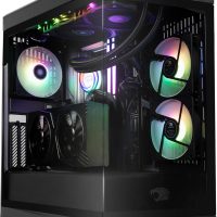 iBUYPOWER Y40 PRO Black Gaming PC Desktop Computer AMD Ryzen 9 7900X CPU, NVIDIA GeForce RTX 5070Ti 16GB GPU, 32GB DDR5 RGB 5200MHz RAM, 2TB NVMe SSD, Windows 11 Home, Keyboard, Mouse - Y40BA9N57T01 - Image 7