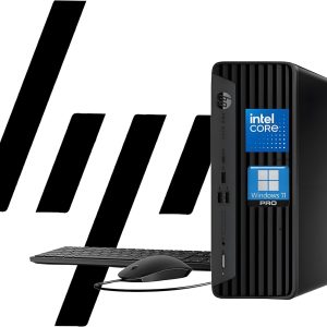HP ProDesk 400 G9 SFF Business Desktop Computer, Intel CPU, 32GB RAM, 1TB PCle SSD, Dual 4K Display Support, USB-C, HDMl, RJ-45, Wi-Fi, Wired Keyboard & Mouse, Windows 11 Pro