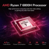 NIMO 15.6" IPS FHD-Gaming-Laptop, 8 Cores AMD Ryzen 7 6800H 32GB DDR5 RAM 1TB SSD (Beat i7-12700H, Up to 4.7GHz) AMD Radeon 680M GPU-Computer with 100W GaN Type-C Backlit Keyboard Fingerprint - Image 2