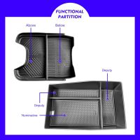 2025 2026 HRV HR-V Center Console Organizer Tray for Honda HR-V 2025 2024 2023 Console Tray Center Armrest Glove Storage Box for HRV HR-V 2026 Accessories 2024 HR-V Box（2pcs） - Image 6