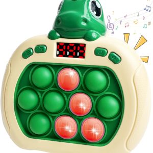 Dinosaur Quick Push Bubble Game,Pop Fidget Light up Puzzle Game Sensory Toys,Halloween Dinosaur Toys for Kids Boys Girls Toddlers Party Favor