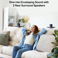 ULTIMEA 5.1ch Sound Bar with Dolby Atmos, Surround Sound System for TV, Sound Bar for Smart TV and Home Theater, App Control, TV Soundbar with Subwoofer, 2 Surround Speakers, HDMI eARC, Aura A50 Pro - Image 4