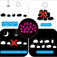 100pcs Glow Rocks 10-15mm Glow Pebbles Decoration in The Dark Luminous Stones Decor DIY Decorative Purple for Garden, Potted Plant, Fish Tank - Image 6