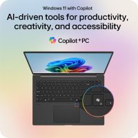 LG gram 16-inch Thin and Lightweight Laptop Computer, Copilot+ PC, Intel Evo Edition Powered by Intel Core Ultra9 288V Processor, Windows 11 Home, 32GB RAM, 2TB SSD - Obsidian Black - Image 3