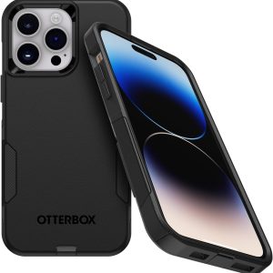 OtterBox iPhone 14 Pro Max (ONLY) Commuter Series Case - Black, Slim & Tough, Pocket-Friendly, with Port Protection