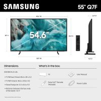 Samsung 55-Inch Class QLED Q7F Series Samsung Vision AI Smart TV (2025 Model, 55Q7F) Quantum HDR, Object Tracking Sound Lite, Q4 AI Gen1 Processor, 4K upscaling, Gaming Hub, Alexa Built-in - Image 2