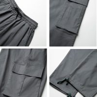 THWEI Mens Cargo Pants Casual Joggers Athletic Pants Cotton Loose Straight Sweatpants - Image 5