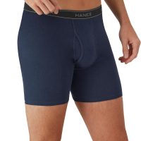 Hanes Men's Boxer Briefs, Cool Dri Moisture-Wicking Underwear, Cotton No-Ride-up for Men, Multi-Packs - Image 4