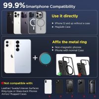 Vacuum Magnetic Phone Holders for Your Car 2026 Suction Cup Phone Mount with Washable Nano Gel Pads 360° Adjustable Phone Mount Unlock More Scenes,Phone Holder for Smartphone&Car/Gym/Mirror - Image 6