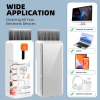 Keyboard Cleaning Kit Laptop Cleaner, 10-in-1 Computer Screen Cleaning Brush Tool, Multi-Function PC Electronic Cleaner Kit Spray for iPad iPhone Pro, Earbuds, Camera Monitor, All-in-one with Patent - Image 6