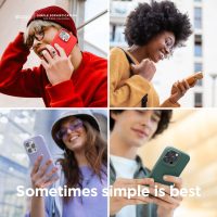 elago Compatible with iPhone 14 Case, Liquid Silicone Case, Full Body Protective Cover, Shockproof, Slim Design, Anti-Scratch Soft Microfiber Lining, 6.1 inch (Stone) - Image 3