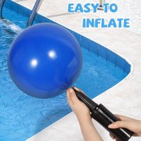 Pool Toys Games Set- Tic-Tac-Toe Inflatable Pool Toy with 10 Balls - for Adults Teens Kids 2-10 Players - Image 8