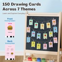 Drawing Robot for Kids with 150 Cards, Voice Interactive Educational Drawing Machine, Montessori Painting Learning Toys for 3 4 5 6 7 8 Year Old Boys Girls Birthday Party - Image 4