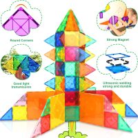 Magnetic Tiles Toddler Toys Magnetic Building Blocks for Kids Ages 3-12 STEM Educational Toys for Girls & Boys Sensory Play for Preschool Learning Classroom Must Have Decor - Image 7