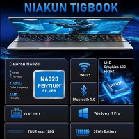 15.6'' Laptop Computer, N4020 Processor Laptops with 8GB RAM, 256GB SSD,15.6 inch FHD 1920 * 1080 Display, WIFI5, BT5.0, Windows 11 Pro - Image 2