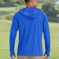 MAGCOMSEN Men's Hooded UPF 50+ Sun Protection T Shirts Long Sleeve Athletic Fishing Shirts Rash Guards - Image 7