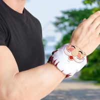 Christmas Santa Cooling Neck Gaiter Face Mask Lightweight Sun Protection Bandana Holiday Headwear Cycling Festive Events - Image 5