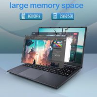 17.3'' FHD Business Laptop, Celeron Quad-Core Processor (Up to 2.9GHz), 8GB RAM 256GB SSD, Windows 11,Type-C, Wi-Fi, USB3.0, Long Battery Life for Office/Student/Home Use - Image 3