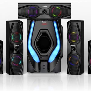 Bobtot Home Theater Systems Surround Sound Speakers - 1200 Watts 10 inch Subwoofer 5.1/2.1 Channel Audio Stereo System with HDMI ARC Optical Bluetooth Input for 4K TV Ultra HD AV DVD FM Radio USB
