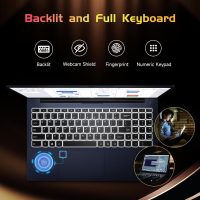15.6-FHD-Laptop Student-Laptop, 16GB RAM 256GB SSD, Intel Pentium Quad-Core N100 Processor (Up to 3.4GHz) Backlit Keyboard Fingerprint WiFi 6 BT5.2 Business-Laptop, 2 Years Warranty Windows 11 Laptop - Image 3