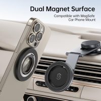 SYNCWIRE Upgraded Magnetic Phone Ring Holder for MagSafe, Magnet Cell Phone Grip Stand Finger Ring Kickstand Two-Sided Magnetic Compatible with iPhone 16 Pro Max 15 14 13 12 MagSafe Accessories - Image 3
