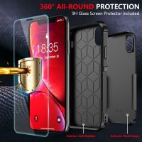 SPIDERCASE for iPhone XR Case, [10 FT Military Grade Drop Protection] [Non-Slip] [2 pcs Tempered Glass Screen Protector] Shockproof Airbag Cushion Protective Case for iPhone XR 6.1” (Black) - Image 6