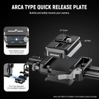 NEEWER Foldable V Mount Battery Plate with Arca Type Quick Release Camera Baseplate, Lightweight DSLR Camera Video Rig Compatible with SmallRig V Mount Battery Cage DJI RS4 RS3 Gimbal, PS015 PRO - Image 3