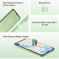 UMIDIGI G9T Cell Phone, Android 14 Smartphone Unlocked, 6.75" HD+ 90Hz Display, 5000mAh Battery, 18W Fast Charging, 8(4+4)+128GB/1TB TF, 13MP Camera, AI Face & Fingerprint Unlock, 4G Dual SIM, GPS - Image 6