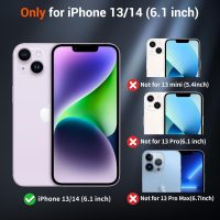 SUPFINE Magnetic for iPhone 14 Case & iPhone 13 Case (Compatible with MagSafe)(Military Grade Drop Protection) Translucent Matte Shockproof Phone Cover,Black - Image 2