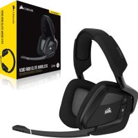 CORSAIR VOID RGB ELITE Wireless Gaming Headset – 7.1 Surround Sound – Omni-Directional Microphone – Microfiber Mesh Earpads – Up to 40ft Range – iCUE Compatible – PC, Mac, PS5, PS4 – Carbon - Image 8