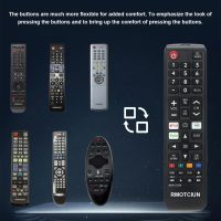 Universal Remote Control for Samsung TV, Samsung Remote Control Replacement, Compatible for Select TVs - with Netflix, Prime Video and Hulu Hotkey, Universal IR Remote Black (BN59-01315A) - Image 4
