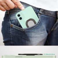 Phone Ring Holder Finger Kickstand 360°Rotation Cellphone Back Grip Foldable Cell Phone Stand for Desk Compatible with iPhone iPad Smartphones Tablets - Image 5