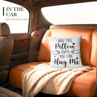 Long Distance Relationships Gifts Pillow Cases, Valentines Day Gifts, Valentines Day Decorations, Sofa Bed Couch Decor Pillow Protector Pillow Cover for Home Farmhouse Car Bedroom Dining Room - Image 6