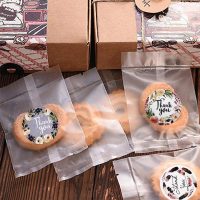 Thank You Stickers Wrap Tags Gift Tag Stickers, Gift Tags Labels Thanks Stickers Roll Round Tags Thankyou Thanksgiving Sticker for Envelope Seals Decals, 500 pcs S1 Pattern 51 - Image 4