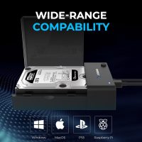 SABRENT USB 3.0 to SATA External Hard Drive Lay-Flat Docking Station for 2.5 or 3.5in HDD, SSD [Support UASP] (EC-DFLT) - Image 8