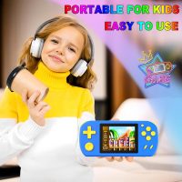 Handheld Games for Kids Preloaded 218 Retro Video Games, Portable Gaming System with 3.0" Screen Rechargeable Battery, Mini Travel Electronic Toy Birthday Gifts for Boys Girls (Blue) - Image 4