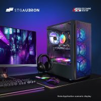 STGAubron Gaming PC Desktop Computer, Intel Core i7 up to 3.9 GHz, Radeon RX 580 8G, 16G RAM, 512G SSD, WiFi, Bluetooth 5.0, RGB Fan x6, Windows 10 Home - Image 4