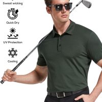 TELALEO 4/5 Pack Mens Polo Shirts Quick Dry Short Sleeve Golf T Shirt Performance Moisture Wicking Casual Workout - Image 2