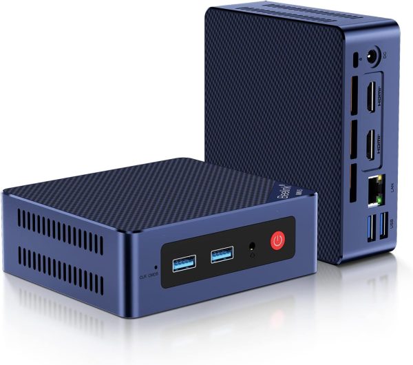 Beelink Mini S12 Pro Mini PC, Intel 12th Gen N100 (4C/4T, up to 3.4GHz), 16GB DDR4, 500GB SSD, Desktop Computer Support Dual HDMI 4K@60Hz, WiFi 6, BT5.2, NAS, Low Power