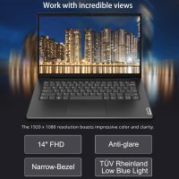 Lenovo V14 Gen 4 Business Laptop (14" FHD Anti-Glare, Intel 10-Core i7-13620H, 40GB RAM, 1TB SSD), Webcam with Privacy Shutter, Ethernet, Wi-Fi 6, HDMI, Bluetooth, Win 11 Pro w/ Copilot, Black - Image 5
