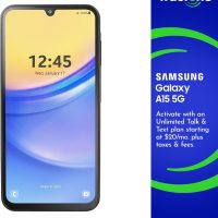 Tracfone | Samsung Galaxy A15 5G | Locked | 128GB | 5000mAh Battery | 50MP Main Camera| 6.5-in. AMOLED Display | Black - Image 2